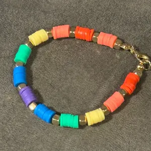 LQBTQ+ Pride Polymer Clay Bracelet/Anklet
