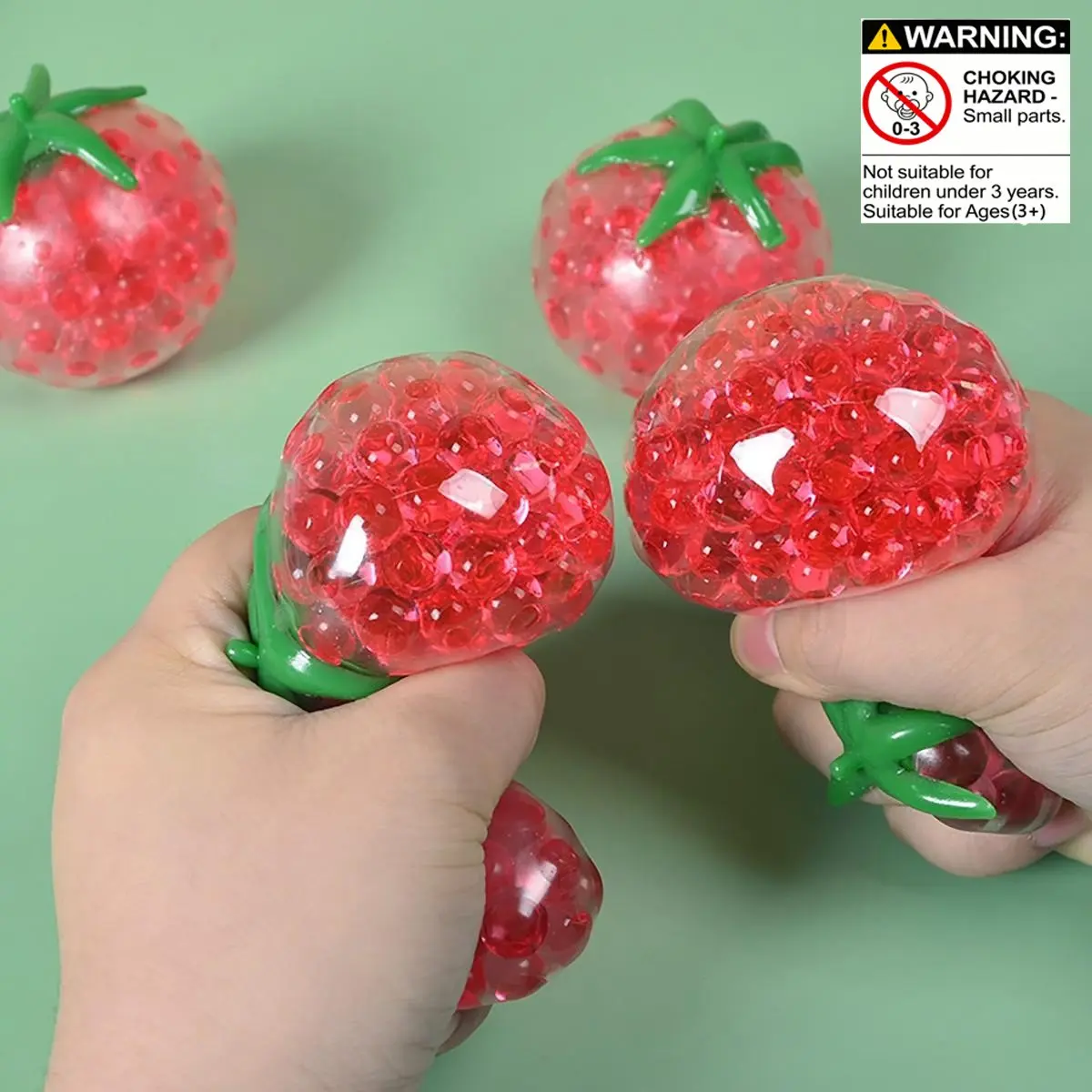 4pcs Tomato-Shaped Stress Relief Toys, Quick-Return Squeeze Toy, Prank Props, Perfect Party Gift, Relieve Pressure, Holiday Present, Squishies, Stress Relief Model