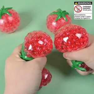 4pcs Tomato-Shaped Stress Relief Toys, Quick-Return Squeeze Toy, Prank Props, Perfect Party Gift, Relieve Pressure, Holiday Present, Squishies