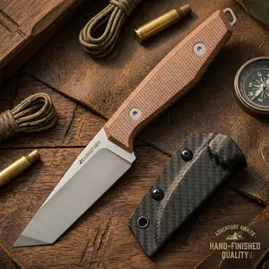 JEABROTHER Fixed Knife, 14C28N Steel, Kydex Sheath, EDC Hunting Knife, Fishing, Survival Knife, Fruit Knife,Camping Knives
