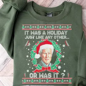 Keith Morrison xmas christmas sweater True Crime Ugly Christmas Sweater Party Sweatshirt, True Crime Ugly Sweater Funny Christmas Sweater