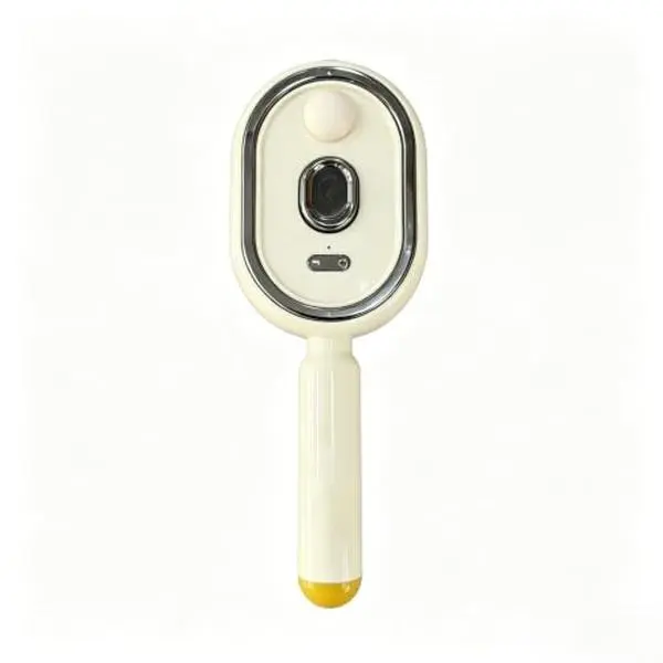 Self-Cleaning Detangling Brush with Spray Mist Function - 1-Key Hair Removal Air Cushion Scalp Massage Comb for Tangled Frizzy Locks