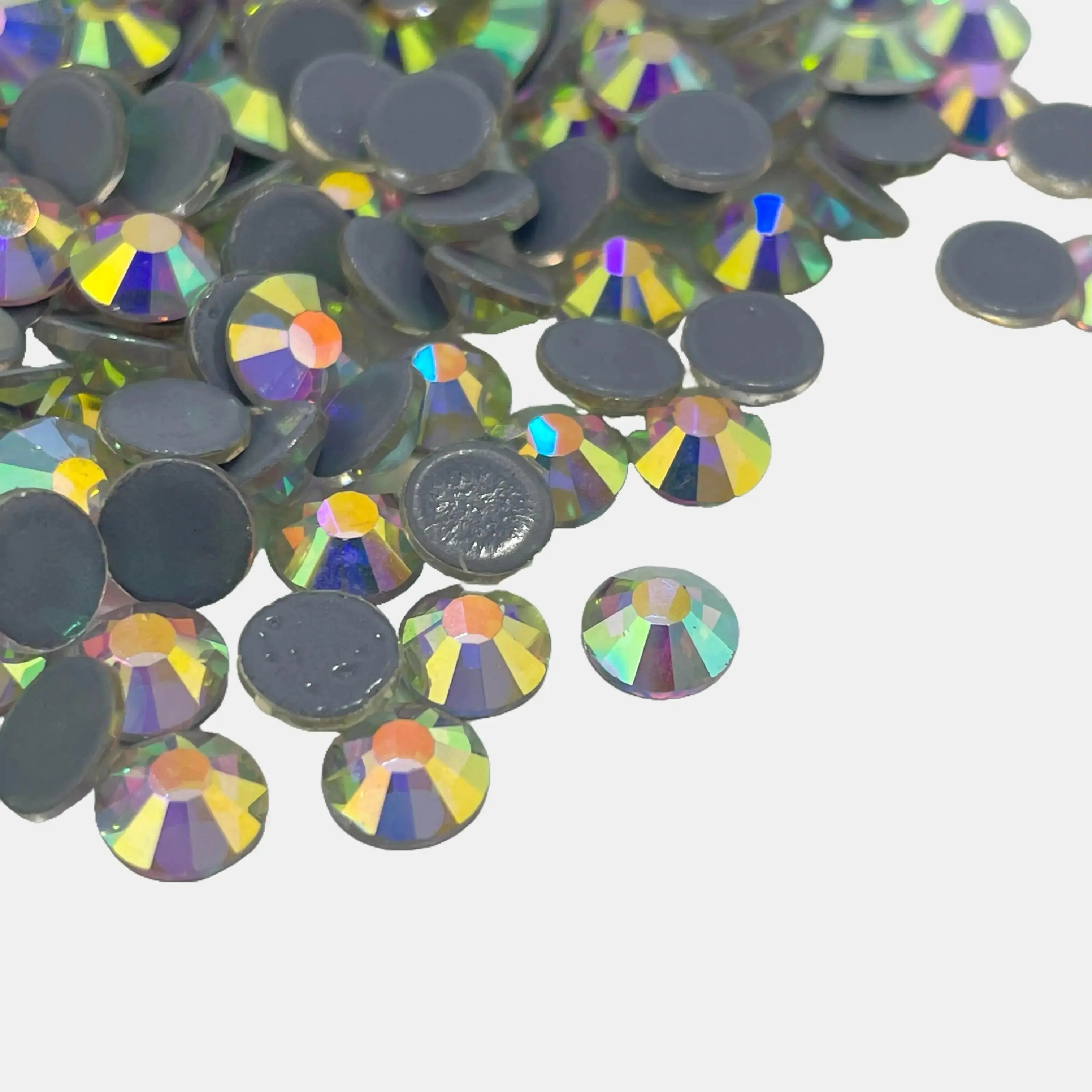 288Pcs ASFA201 Crystal AB Hotfix Rhinestones SS30 Stylish Iron On Rhinestone for Fabric Crafts Apparel Bag DIY Decor