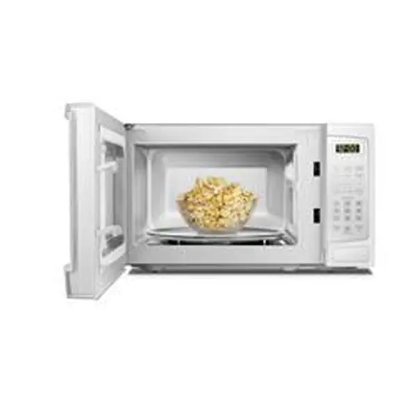 Danby DBMW0920BWW Compact Rectangular Kitchen Appliances 0.9 Cu. ft. Countertop Microwave with Digital Control, White