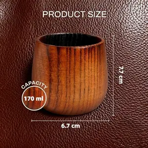 [Buy 1 Get 1 Free] Wooden Whiskey and Bourbon Tumbler Glass Charred or Uncharred Old Fashioned Drinkware Premium Handcrafted Wooden Glassware Stylish Gift for Men Whiskey Lovers Barware Unique Home Bar Decor Special Occasion
