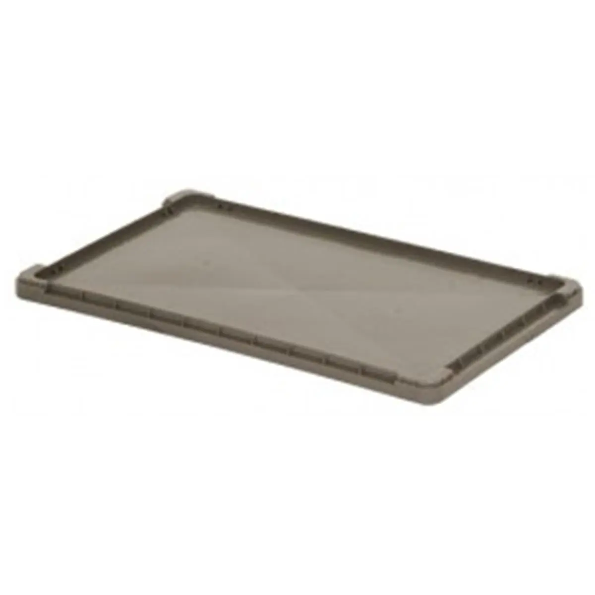 212 MAIN Heavy-Duty HDPE Plastic Rectangle Straight Wall Boxes with Lids, 24X15" in Shipping & Work-in-Progress Containers, Reinforced Corners, Hand Grips for Automotive Accessories Organization