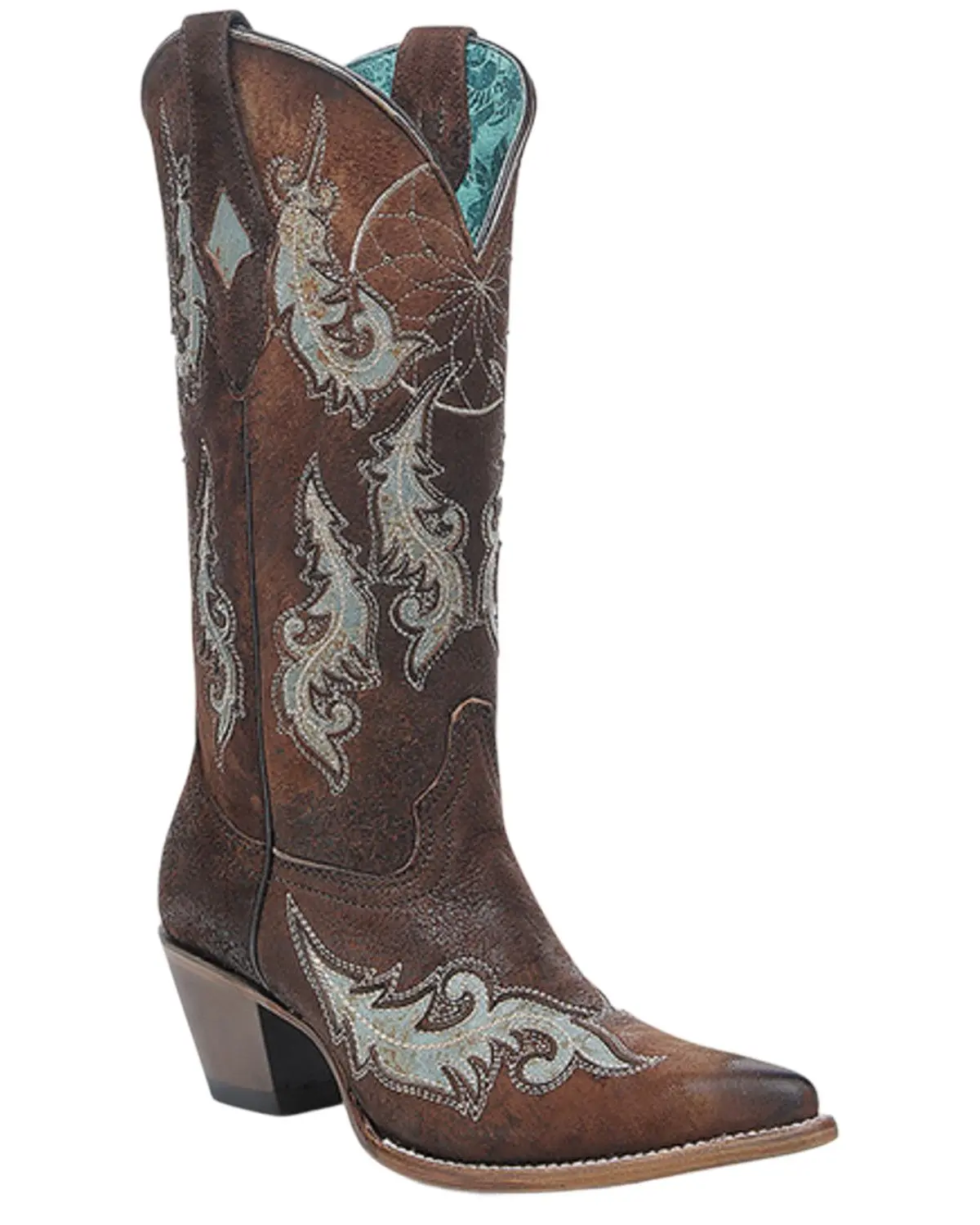 Corral Women's Women'S Dream Catcher Distressed Western Boot Snip Toe - Z5383