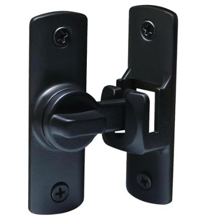 Upgraded Barn Door Lock 90/180 Degree Flip Door Latch Protecting Safety Sliding Gate Latches for Barn Garden Bathroom Cabinet Window Sliding Door Easy Install with Screws