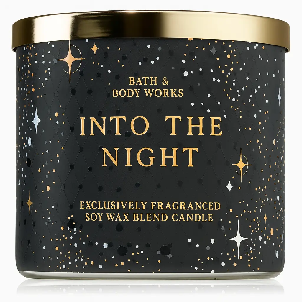 Into The Night Candle Scented 3 Wick