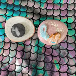 Magnets Fridge Round Colorful