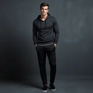 BAW Men's Tapered Woven Trouser - Polyester Jersey-Spandex Reflective Fabric, Elastic Waist, Stretch Design, Zipper Closure, Pockets
