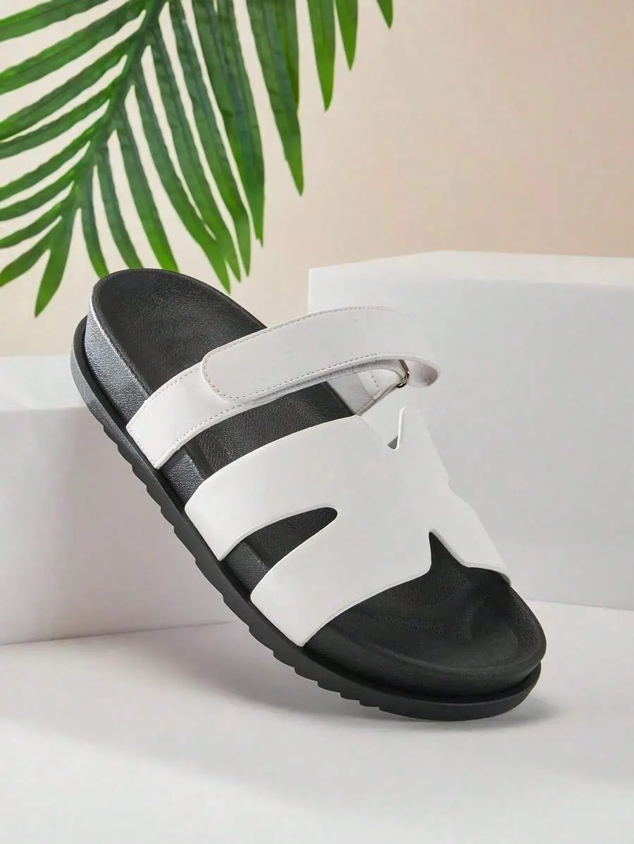 Women's Flat Color Block Sandals, Easy To Match Summer Shoes Spring Shoes Spring Break Easter Vacation Shoes Casual Shoes Beach Shoes Mother's Day Present For Christmas Valentine's Day