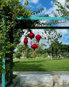 4pcs Hoi An Bamboo Silk Lanterns 35cm