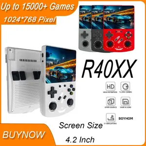 R40xx Portable Open Source Handheld Game Console, Dual Joystick Control, HD IPS Screen, 21 Emulators, Essential for Gamers