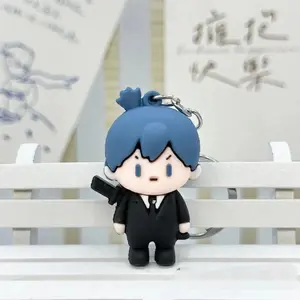 New Chainsaw Man Keychain Cartoon and Cartoon Toy Ornaments Children's Backpack Charms Car Gifts Car Decorations Bilibili Gifts