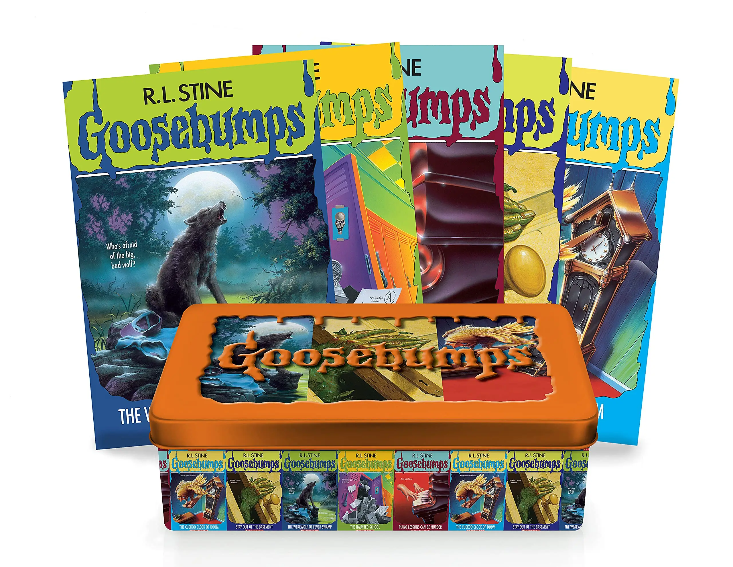 Goosebumps Retro Fear Set: Limited Edition Tin -- R. L. Stine - Paperback
