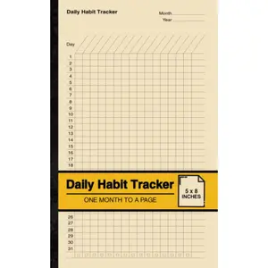 Daily Habit Tracker: Habit Tracking Notebook | One Month to a Page | Small