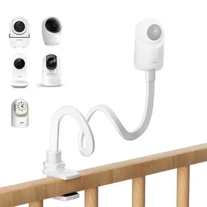 Jartoo Baby Monitor Mount Compatible with HelloBaby HB65/HB40/HB6550/HB6560/HB66/HB6339/HB6550 Pro,Infant Optics, Momcozy, VAVA, Universal Baby Camera Clip Mount Without Tools or Wall Damage
