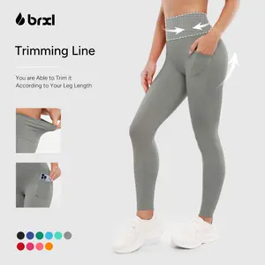 BRXL Women's High-Waist 25-Inch Yoga Pants - Butter-Soft Leggings with Hip-Sculpting Design, Pockets & UPF 50+ Fall Apparel #Parati #FitnessWorkout #OutdoorFun #HolidayWarm-Up-6