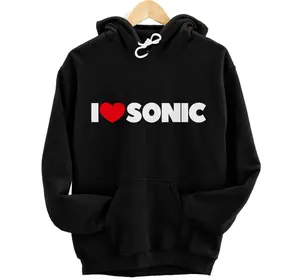 I Love Sonic Hoodie, Sweatshirt, T-Shirt
