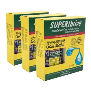 SUPERthrive Original Plant Vitamin Solution with Kelp for all plants, 4 Oz. - 3 Pack