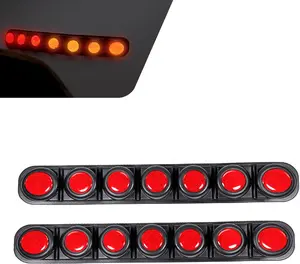 2 PCS Car Bumper Guard Strip, Strong Reflective Anti-Collision Strip for Front&Rear Bumper, Anti-Scratch Bumper Protector Trim, Universal Foldable Rubber Guard Protector for Cars (Red)