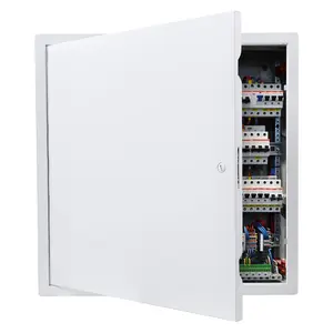 【Summervibes】VEVOR Access Panel for Drywall, 19.2 x 19.2 in Galvanized Steel Access Door, Easy Install Hinged Service Panel with Screwdriver Latch, for Ceiling Plumbing Electrical, 18.4 x 18.4 in Cutout Size White