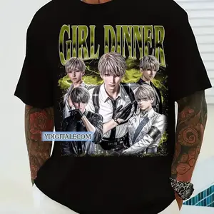 Vintage 90s Graphic Style Girl Dinner Xavier Love and Deepspace T-shirt