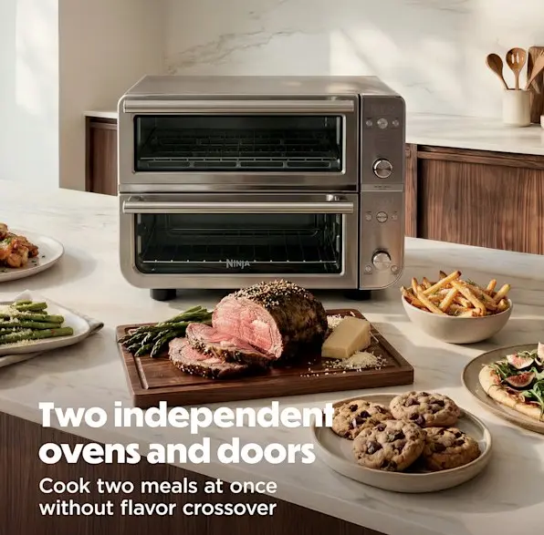 Ninja Double Oven Pro Smart XL Countertop Oven & Air Fryer