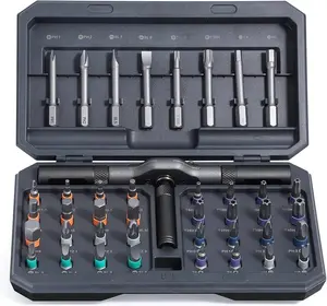 42 in 1 Magnetic Ratchet Screwdriver Set | Multi-Bit Precision Tool Kit | Multifunctional Compact Portable Tool Kit - Switchable Handle Repair Tool Kit box for Home & Electronics
