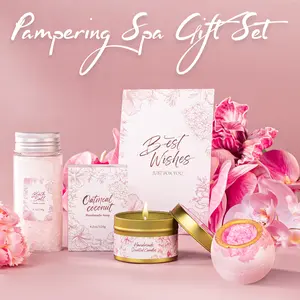 Relaxing Spa Gift Basket for Women, Self Care Gift Set with Cozy Blanket & Tumbler, Unique Mother’s Day Gift for Mom, Wife, Girlfriend, Birthday Gifts