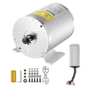 fathersdaygift VEVOR 2000W Electric Brushless DC Motor Kit - 48V 4300rpm Motor with Upgraded Speed Controller for Go Karts E-Bike Motorcycle Scooter