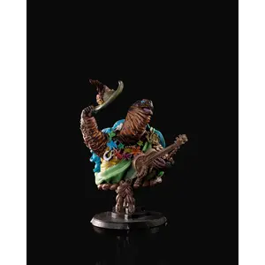 Deep Sheldon Tortoise 3D Fantasy Resin Miniature - Paintable, Customizable Collectible Statue with Detailed Print, Tabletop Game Accessory for DnD, Home Decor Figurine