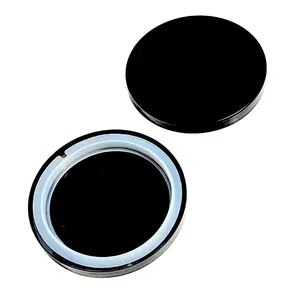 Black Luxe Candle Lid for 12oz Candles Airtight Seal Decor Accessory Gift Ornaments Enhances Fragrance Protection Dustproof