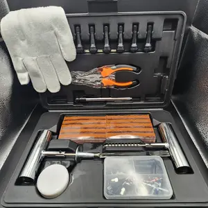 100 PCS Tire Repair Kit, Heavy Duty Tire Plug Kit, Tire Patch Kit for Fix a Flat for Car, Motorcycle, Truck, ATV, Tractor, RV, SUV, Trailer