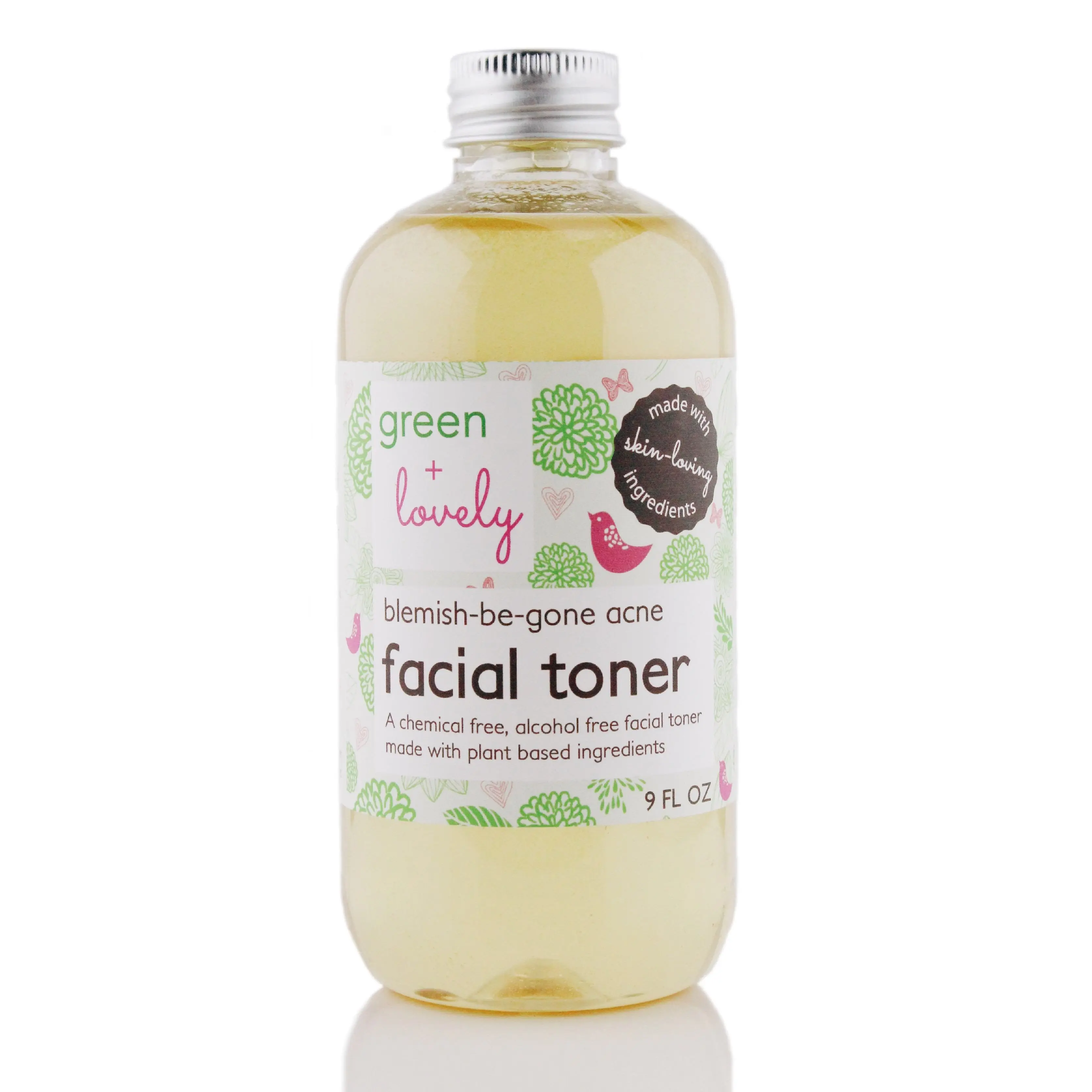 green + lovely, Blemish Be Gone Acne Toner - All Natural Acne Facial Toner, ACV Bergamot