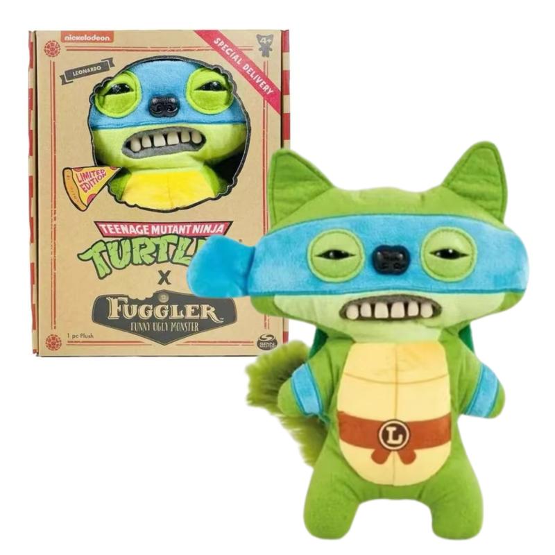 ZURU Fugglers TMNT Ninja Turtle 9'' Plush Set - Includes Leonardo & Donatello Plush Toys - Authentic 100% Fugglers Product - Approx 9 Inches
