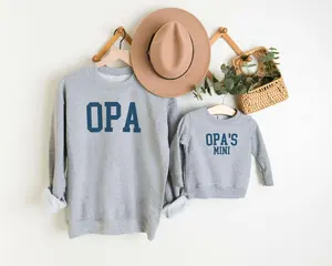 Opa and Mini Matching Sweatshirts