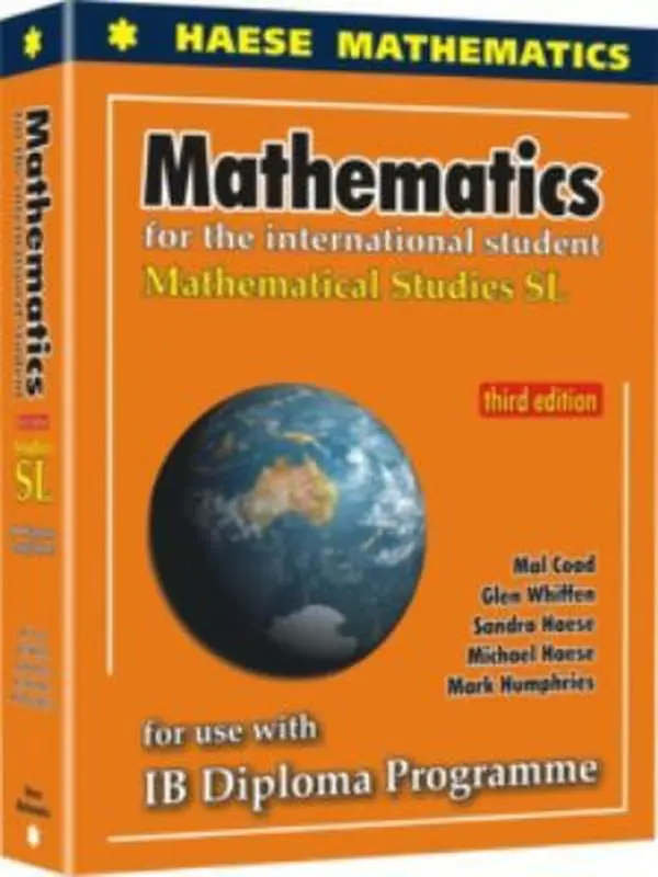 Used Very Good Math Learning Book - Mathematical Studies SL for IB Diploma Programme (728pp Paperback, English) - Learning Materials for International Students by Haese et al
