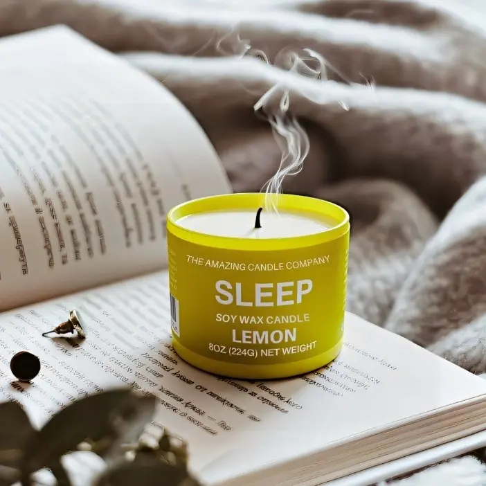 Sleep Candle, Restful Nights & Bedtime Bliss