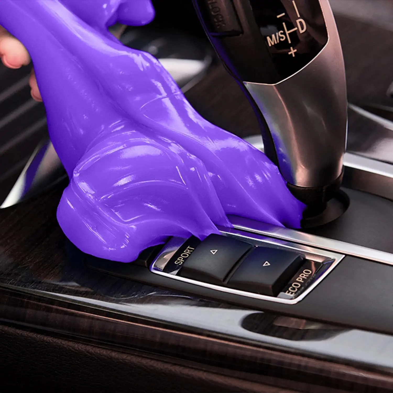 Car Cleaning Gel Cleaning Putty Car Interior Cleaner Car Detailing Kit Car Cleaning Slime Car Cleaning Supplies Car Accessories Gifts for Men Women Purple