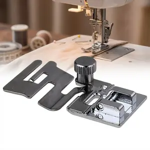 Adjustable Pressure Elastic Fabric Presser Foot for Sewing Machine Compatible with Lace Thin Cotton and Denim DIY Sewing Tool Attachment Anti-Slip 1 or 2 Pcs Set