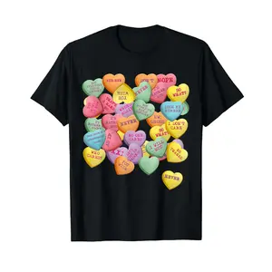 Vintage Candy Conversation Hearts for Anti Valentine's Day T-Shirt