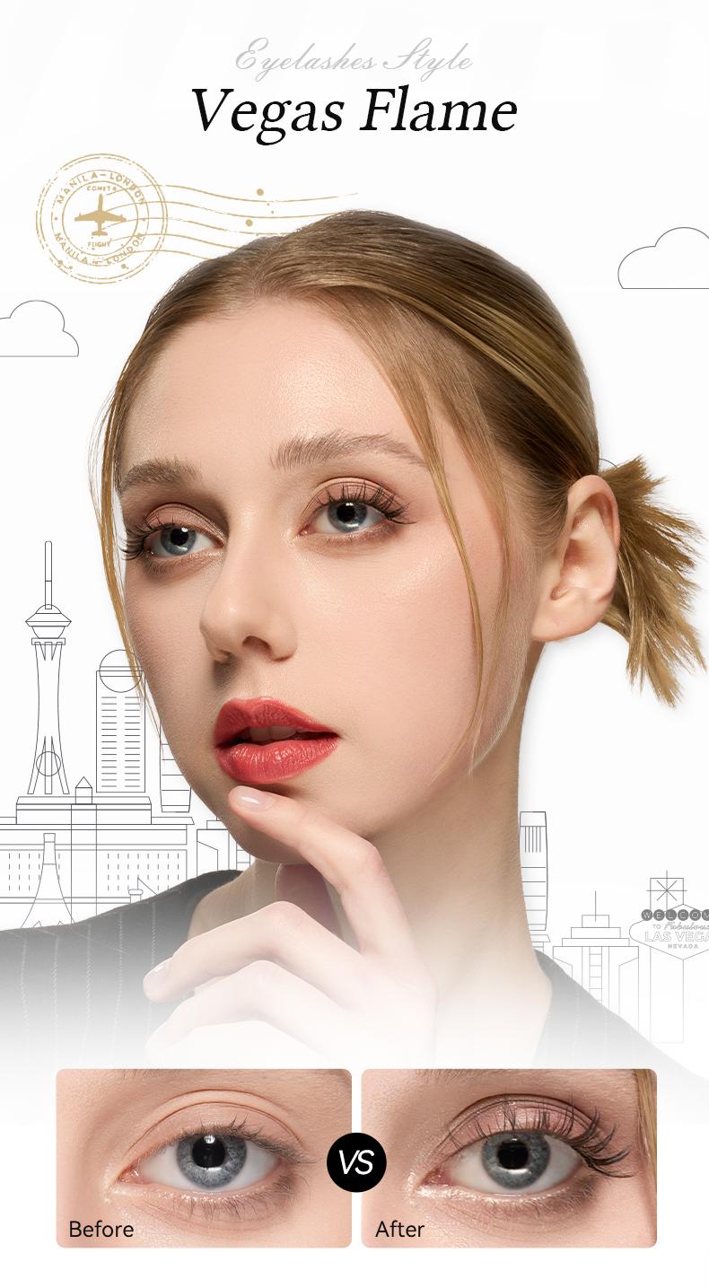 Wosado Soft Magnetic Eyelashes All-in-One Box, Destination Collection, Reusable, Glue-Free, Waterproof, Lightweight, Natural Style, Makeup Cosmetic Wosado Soft Magnetic Eyelashes All-in-One Box, Destination Collection, Reusable, Glue-Free, Waterproof, Lightweight, Natural Style, Makeup Cosmetic