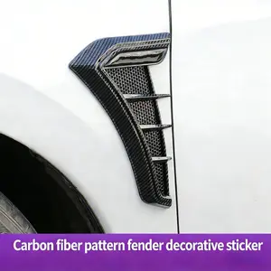 Universal Car Side Vent Decorative Sticker, Realistic Air Outlet Body Decal, Sporty Look Upgrade Accessory, Car Exterior Modification, Car Decals
