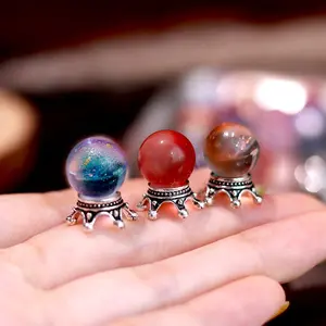 1set/6set 1:12 Scale Dollhouse Magic-Themed Crystal Ball Set, Exquisite Miniature Decorations, Perfect for Gardens & Photography Props, Ornaments, Figurines