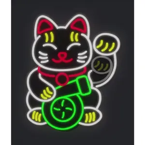 Turbo Cat - v3.0 Remote Control USB Rechargeable - Illuminated Adhesive Decal