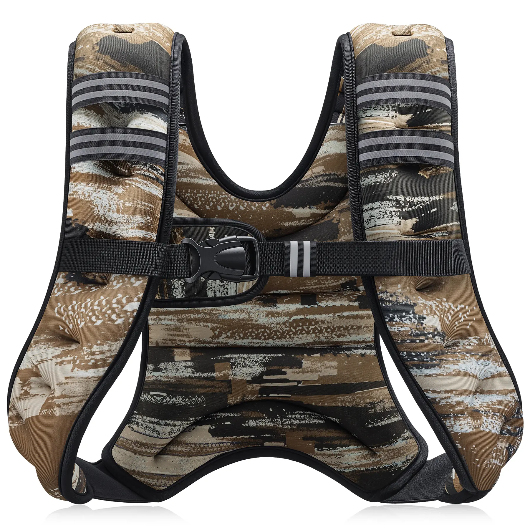 【BackToSchool】Zelus Desert Camo Weighted Vest for Walking, Running & Strength Training | Adjustable Workout Vest 6LB-30LB for Home & Outdoor Fitness|#tiktokshopbacktoschool