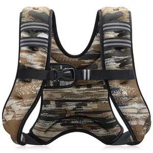 Zelus Desert Camo Weighted Vest for Walking, Running & Strength Training | Adjustable Workout Vest 6LB-30LB for Home & Outdoor Fitness