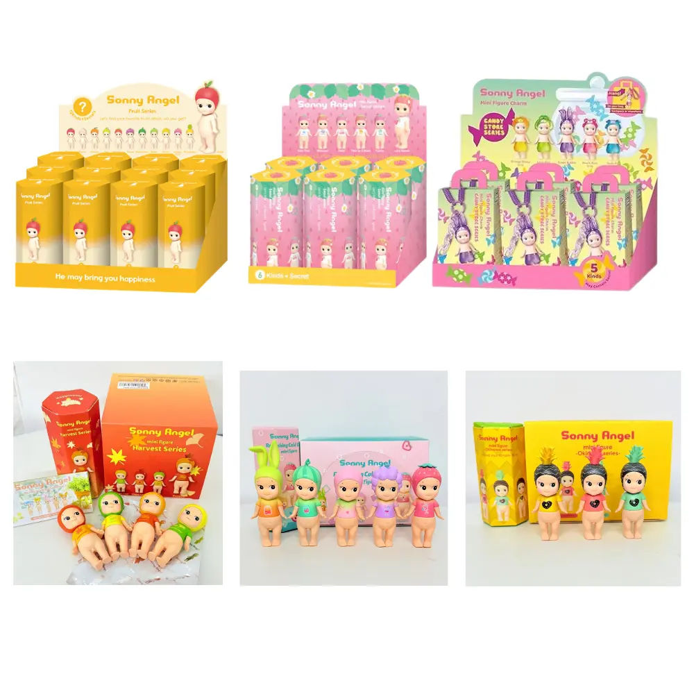 Sonny Angel Fruit Collection Blind Box, Fruit Series, Strawberry, Candy, Harvest, Black Pineapple, Cold Drink Mini Figures